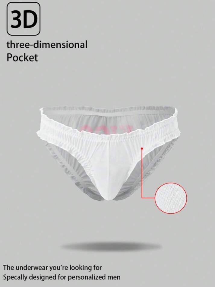 Men's Valentine day's mesh Sexy underwear